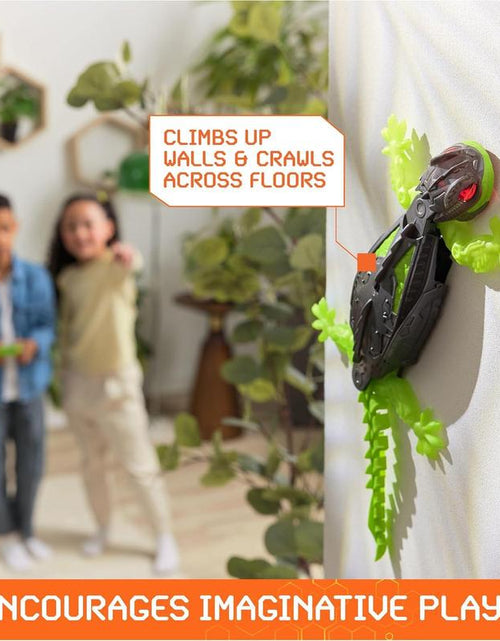 Load image into Gallery viewer, HEX BOTS Wall Crawler Gecko, Rechargeable Remote Control Robot Kids Toys, Climbs up Walls for Prank Toys &amp; Games, RC Robot Toys for Boys &amp; Girls Ages 4 &amp; Up

