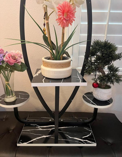 Load image into Gallery viewer, Stylish Lotus Shape Plant Stand Indoor Tall Plant Shelf Metal Tiered Hanging Shelf, Wedding Flower Stands, Indoor Plant Stand, Wedding Decor, Home Decor Organiser Rack
