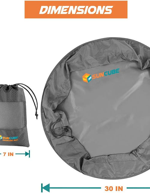 Load image into Gallery viewer, Wetsuit Changing Mat, Waterproof Surf Bag, Drawstring Wetsuit Bag, Surfing Accessories for Kayakers, Dry Bag for Beach, Durable Compact No Leak Mat for Scuba
