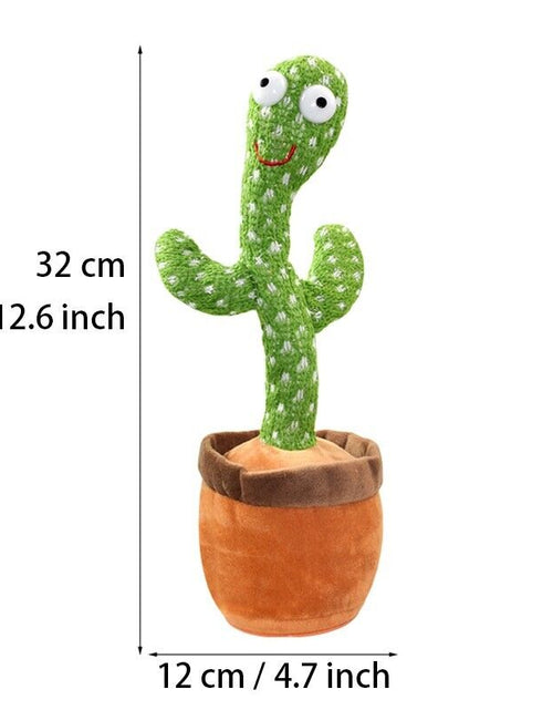 Load image into Gallery viewer, Dancing Cactus Plush Toy Doll Electronic Recording Shake With Song Funny Gift US
