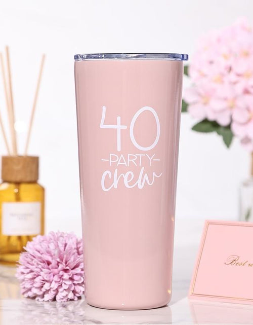 Load image into Gallery viewer, Celebrate 40 Party Crew Tumbler - 4 Pack | 22Oz | Exclusively for 40Th Birthday Party | 40Th Birthday Tumblers | 40Th Birthday Squad Tumblers
