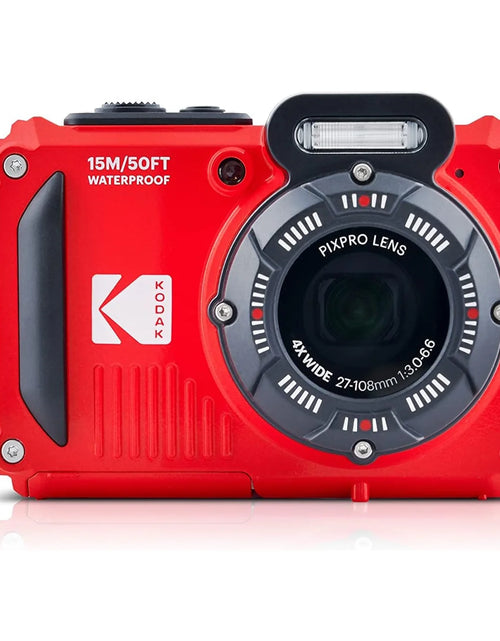 Load image into Gallery viewer, PIXPRO WPZ2 Full HD Rugged Waterproof Digital Camera, 16MP, Red
