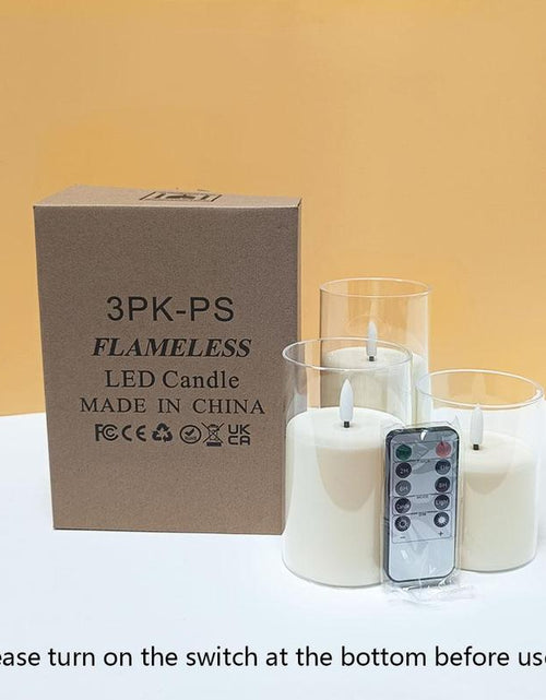Load image into Gallery viewer, LED Candle Light with Remote Control, Batteries Required Electronic Candle Light, Decorative Candle Light for Home Party Wedding Decor, Home Decor Supplies, Lamp, Modern Modern Night Lights
