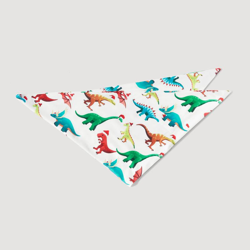 Patpat Christmas Pjs Dinosaur Print Family Matching Long-Sleeve Pajama Set Hooded Onesies Family Clothing Pajamas Sets (Flame Resistant) Spingtok