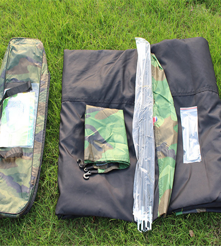Camouflage Single Layer Tent for Outdoor Camping