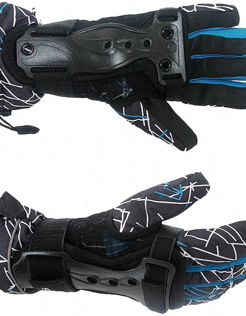 Load image into Gallery viewer, Skiing Gloves Roller Skating Wrist Palms Protective Gear Adjustable Gauntlets Wrist Guard Support for Snowboarding, Skateboard, Skating, Skiing
