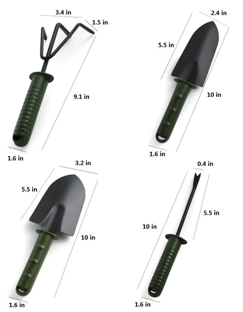Load image into Gallery viewer, Summer Savings Clearance Garden Tools Set Duty Gardening Tools Steel with Soft Rubberized Non-Slip Handle Durable Garden Hand Tools Garden Gifts for Men Women
