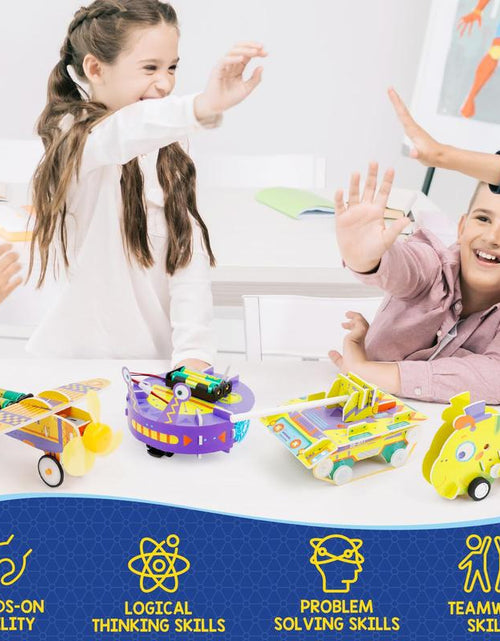 Load image into Gallery viewer, STEM Kits for Kids , STEM Toys for Boys, Science Experiments Robotics Engineering Projects Crafts Robot Building Activities for 6 7 8 9 10 11 12 13 14 Year Old Boys
