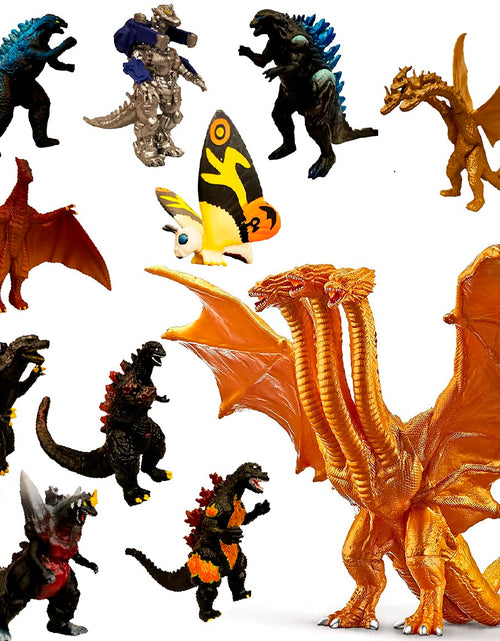 Load image into Gallery viewer, JAYKENIXO 10pcs Small Dragons and Gidorah Action Figures Toys Set
