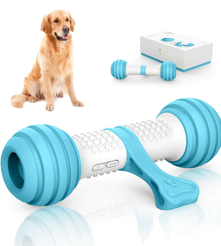 PETGEEK Automatic Dog Bone Toy Smart Interactive Pet Toys for boredoms Electronic Dog Self Entertainment Toy Safe & Durable Material