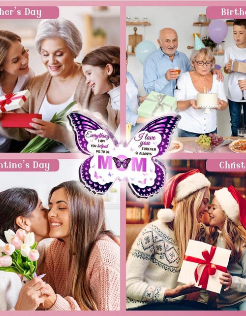 Load image into Gallery viewer, Super Pretty Mothers Day Gifts for Mom, Unique Mom Birthday Gift Ideas, 5X3.8 in Butterfly-Shaped Acrylic Keepsake Gifts for Christmas Thanksgiving from Daughter Son Sweet Decor
