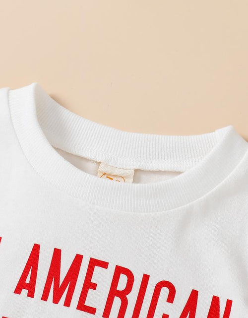 Load image into Gallery viewer, Baby Boy 4Th of July Independence Day Toddler Shorts Outfit Red Pants Clothing Sets Clothing Baby Boy Clothes Products #Springtok
