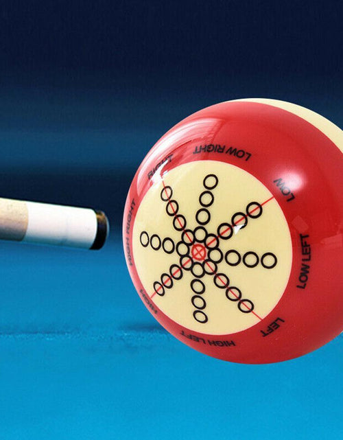 Load image into Gallery viewer, Red Training Cue Ball for Pool Games
