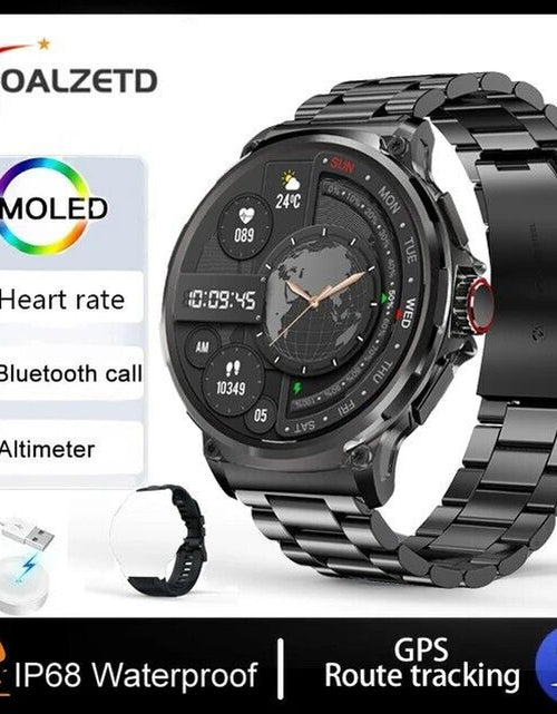 Load image into Gallery viewer, 1.85&quot; Ultra HD Smartwatch GPS Bluetooth Call Health Monitoring Watch Gym Gift
