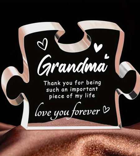 Acrylic Gift for Grandma - Christmas, Birthday, Mother'S Day & Thanksgiving Present from Granddaughter/Grandson - Home Decor Gift Idea Signs
