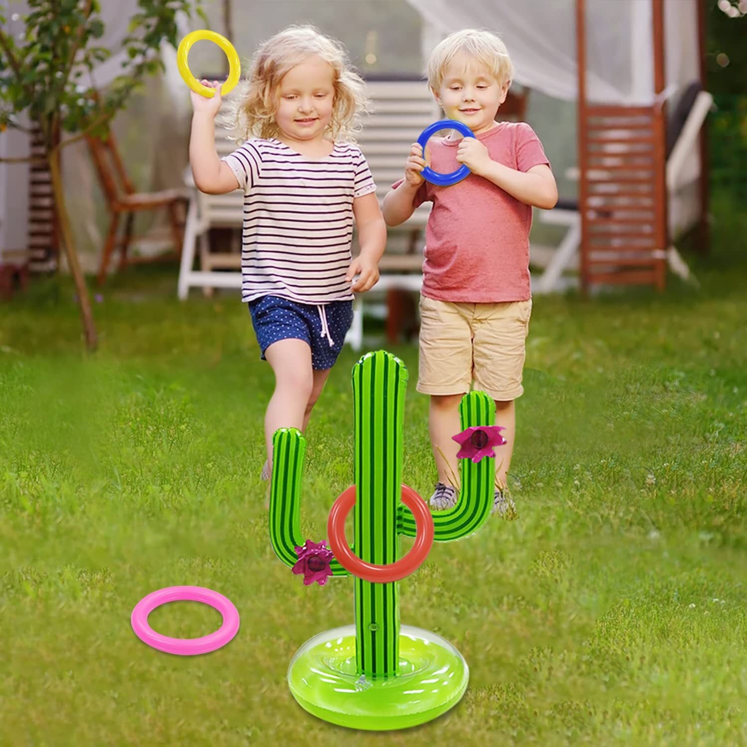 Inflatable Basketball Hoop for Pool Games Outdoors