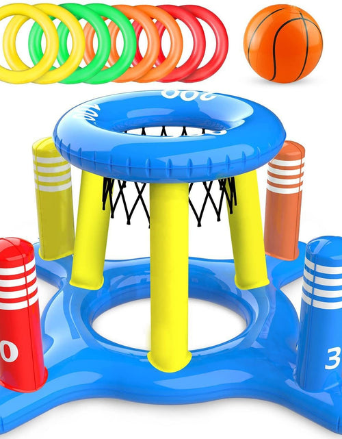 Load image into Gallery viewer, Inflatable Basketball Hoop for Pool Games Outdoors
