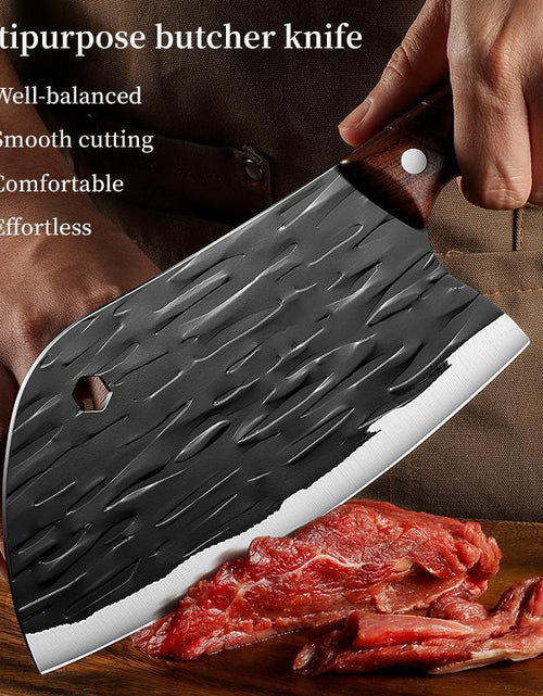 Load image into Gallery viewer, Stainless Steel Kitchen Knife, 1 Count Multifunctional Kitchen Knife with Gift Box, Kitchen Cutting Tool for Vegetable &amp; Meat, Kitchen Accessories
