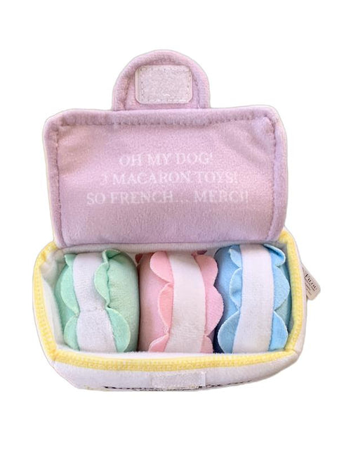 Load image into Gallery viewer, Plush Macaron Squeaky Dog Toy
