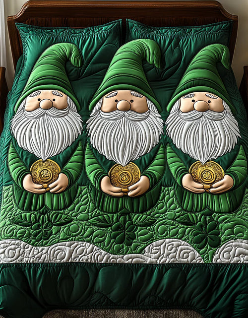 Load image into Gallery viewer, St Patrick Gnome TAI101224501 Quilt Bedding Set
