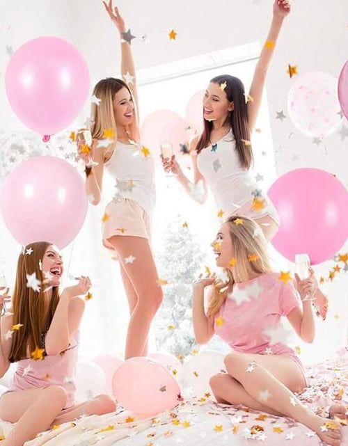 Load image into Gallery viewer, 59Pcs Pink Birthday Party Decoration Set Including Happy Birthday Banner, Latex Balloons, 4D round Foil Balloons with Glue Dots, and White Ribbon Birthday Balloon Foil Balloon Party Decoration Birthday Decoration
