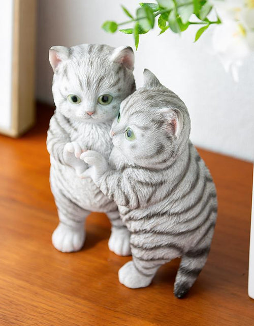 Load image into Gallery viewer, 1PC Cute Hand Heart Gesture Cats Resin Statue - Home Office Desk Decor Statue, Creative Figurine Gift for Cat Lovers, Bookshelf Decoration, Perfect Gift for Valentine&#39;S Day, Mother&#39;S Day,Thanksgiving, Christmas
