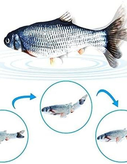 Load image into Gallery viewer, Cat Toys Catnip Automatic Flip Fish Dolls, Cat Toys, Applicable to All Kinds of Cats, USB Electric Mobile Pet Toys, Electric Puppet Fish, Suitable for Cats
