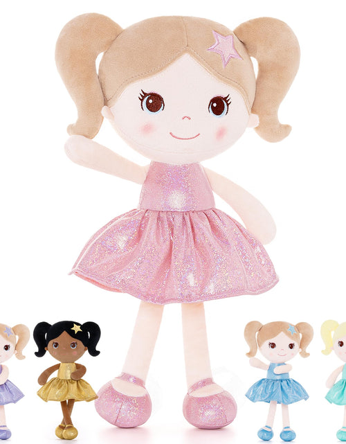 Load image into Gallery viewer, Lazada Baby Girl Gifts Baby Dolls First Baby Doll Baby Toys Star Girl Pink 12inches
