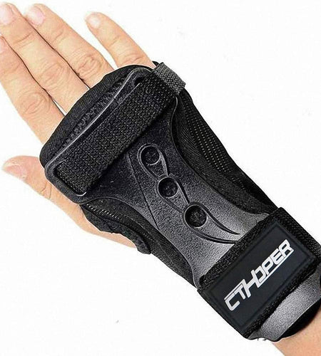 Skiing Gloves Roller Skating Wrist Palms Protective Gear Adjustable Gauntlets Wrist Guard Support for Snowboarding, Skateboard, Skating, Skiing