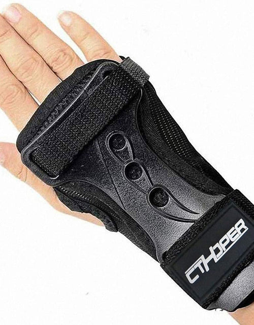 Load image into Gallery viewer, Skiing Gloves Roller Skating Wrist Palms Protective Gear Adjustable Gauntlets Wrist Guard Support for Snowboarding, Skateboard, Skating, Skiing
