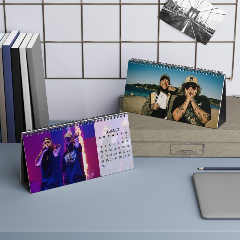 The Boys Desktop Calendar, G59 Table Decor, New Year 2025 Calendar, Ruby and Scrim New Calendar Gift for Fans