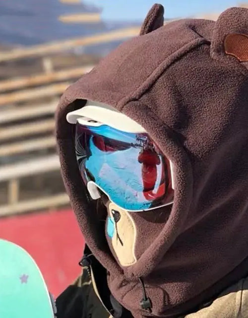 Load image into Gallery viewer, Children's Ear Ski Mask for Skating

