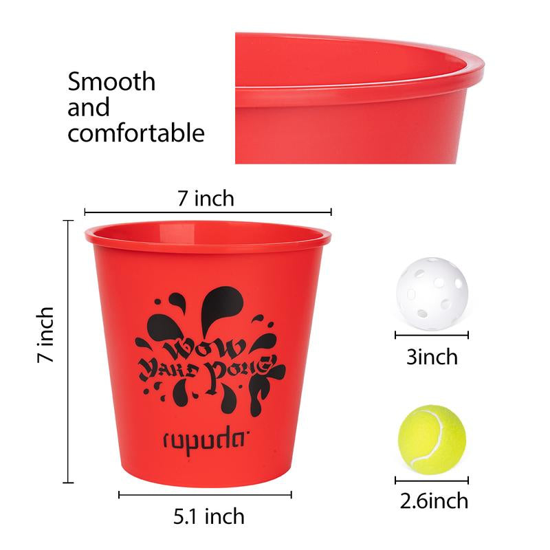 (Summer Turn-Up)Ropoda Yard Pong - Giant Yard Games Set Outdoor for the Beach, Camping, Lawn and Backyard, Summer Turn up & Father'S Day Deal