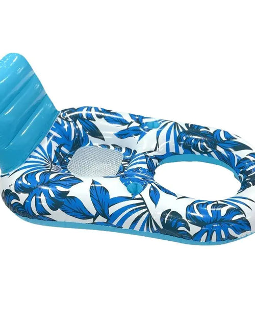 Load image into Gallery viewer, New Inflatable Leaf Lounge Float with Cup Holder
