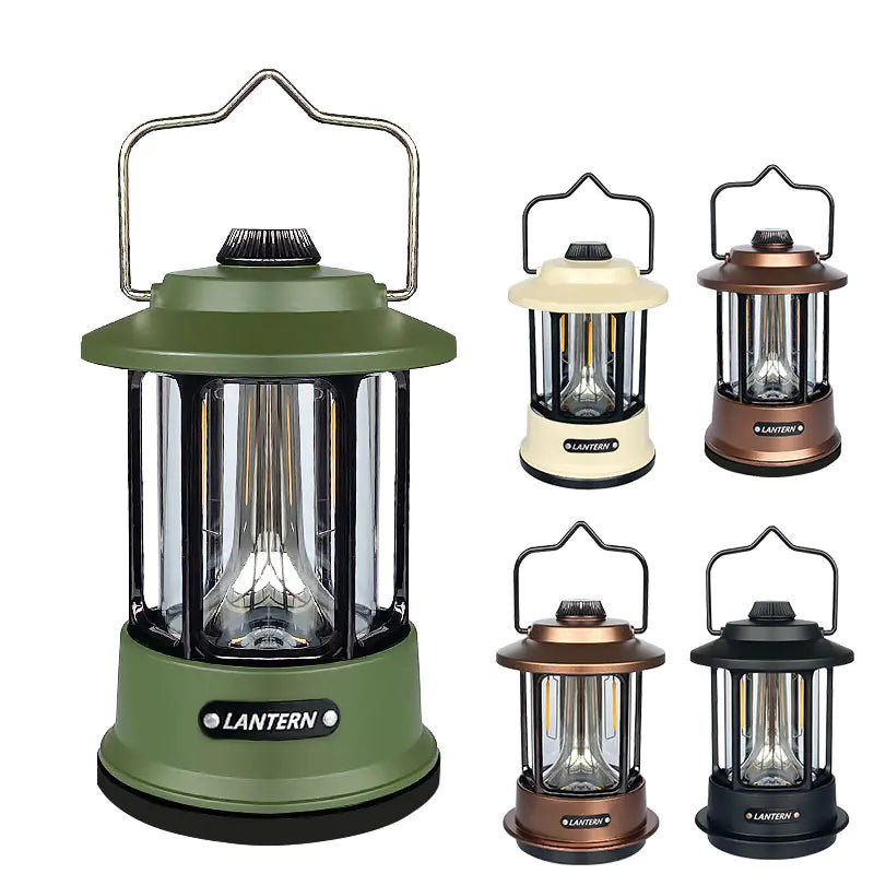 Retro Portable Emergency Tent Lights for Camping