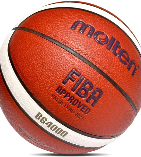 Basketball BG4000 Standard Basketball PU Material for Regular Competition Basketball GF Series Evolution Ball Wear-Resistant Size 5 6 7 (Size 6)