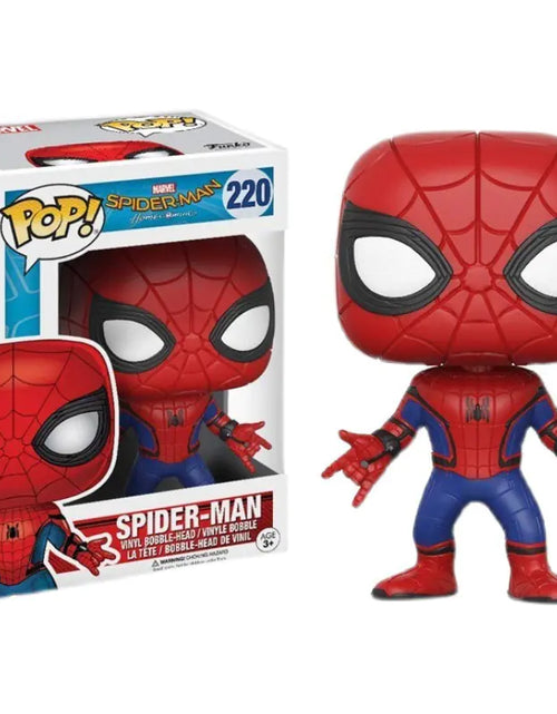 Load image into Gallery viewer, Funko Pop Avengers Iron Man Spider-Man Figures 220 &amp; 222
