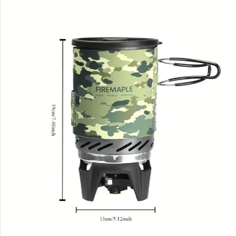 Load image into Gallery viewer, Outdoor Heat-Exchange Camping Pot
