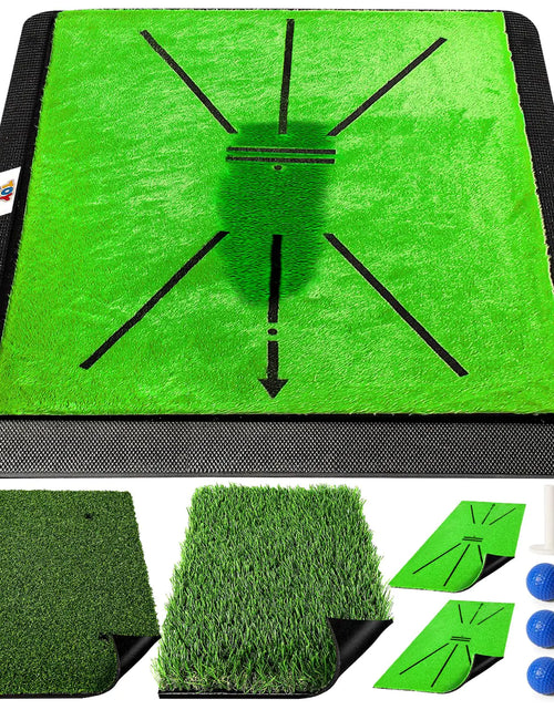 Load image into Gallery viewer, TOY Life 4 Pack Golf Mat Golf Hitting Mat Golf Mats Practice Indoor Golf Practice Mat Golf Turf Mat Golf Chipping Mat Golf Mats Practice Outdoor Golf Training Golf Practice Golf Hitting Pad
