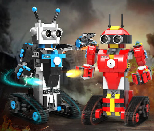 Load image into Gallery viewer, Smart Programming Building Block Robot Educational Toy
