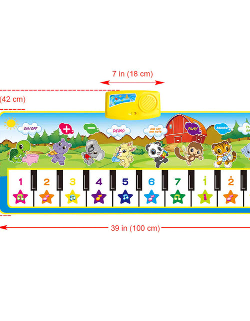 Load image into Gallery viewer, Multifunctional Music Piano Mat for Kids, Green
