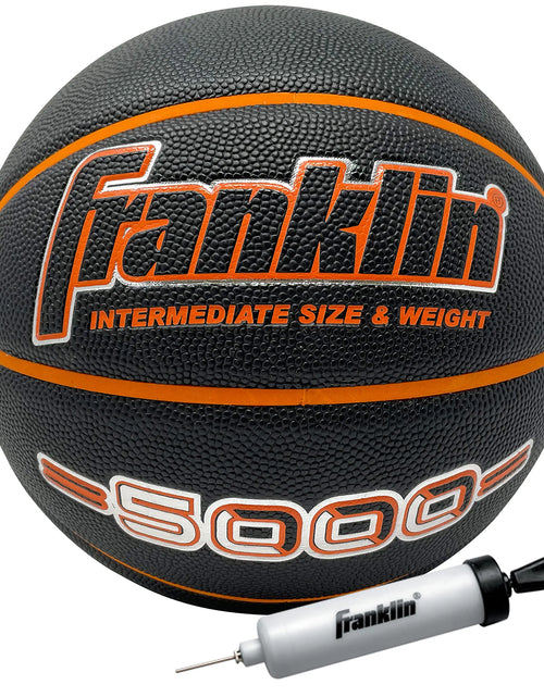 Load image into Gallery viewer, Franklin Sports 5000 Womens Basketball - 28.5" Girls Basketball - Official Indoor Basketball - High School + College Game Ball - Air Pump Included
