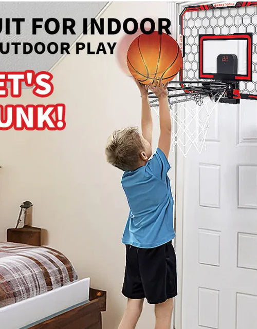 Load image into Gallery viewer, Kids' Indoor Basketball Hoop &amp; Playset
