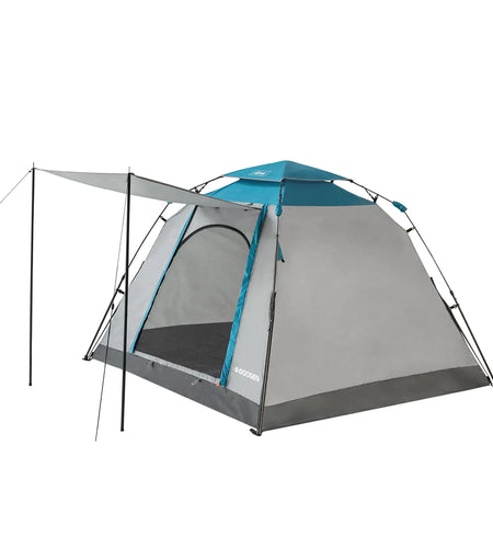 IDOOGEN Instant Tents for Camping 2-3 Person Pop Up Camping Tent 60s Easy Setup Waterproof Dome Tent for Camping Beach Outdoor Travel (Classic High-End Teal Blue)