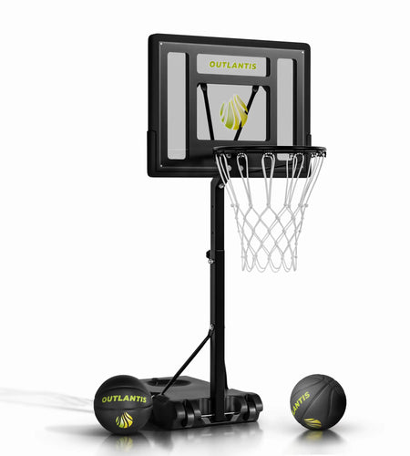 Swimming Pool Basketball Hoop Set-Durable Steel Basketball Backboard and Rim with 2 Pool Basketball BallsPump & Tools -Pool Hoop for Outdoor Use Adjustable Basketball Hoop for Kids Adults