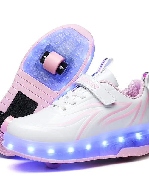 Load image into Gallery viewer, Colorful LED Skating Shoes for Men, Women, and Kids

