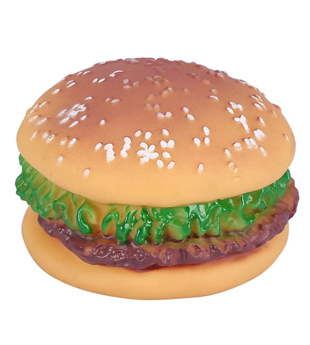 Galepromot 1Pcs Bite-Resistant Dog Toys Squeaky Chewing Toys Tooth Cleaning Dog Supplies Golden Retriever Teddy Pets etc Dog Training Sofa Damage Prevention Hamburger Pet Toys Dog Squeak Toys