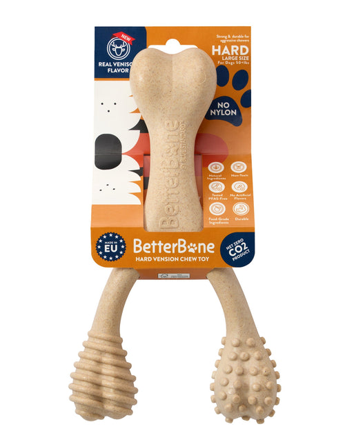 Load image into Gallery viewer, BetterBone HARD DURABLE CHEW TOY: Naturally Derived Ingredients, eco-friendly, and for the toughest chewers!
