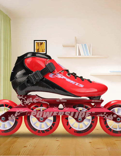 Load image into Gallery viewer, Speed skating roller skates professional racing inline
