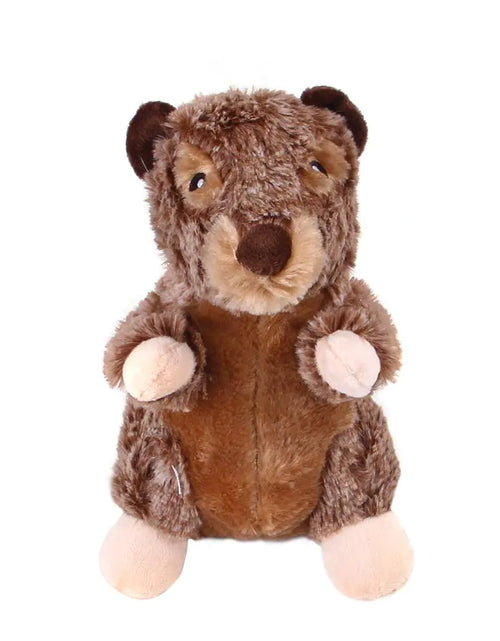 Load image into Gallery viewer, Pet Toys Dog Squeaky Toys Interactive Dog Toy Chew Plush Toys for Small Medium Large Dog (Brown Groundhog)

